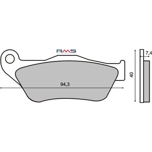 RMS ÖN DİSK BALATA YAMAHA XMAX 250 2005-2009