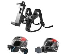 KASK AKSİYON VE TELEFON TUTUCU ALT ÇENE BAĞLATILI MODEL