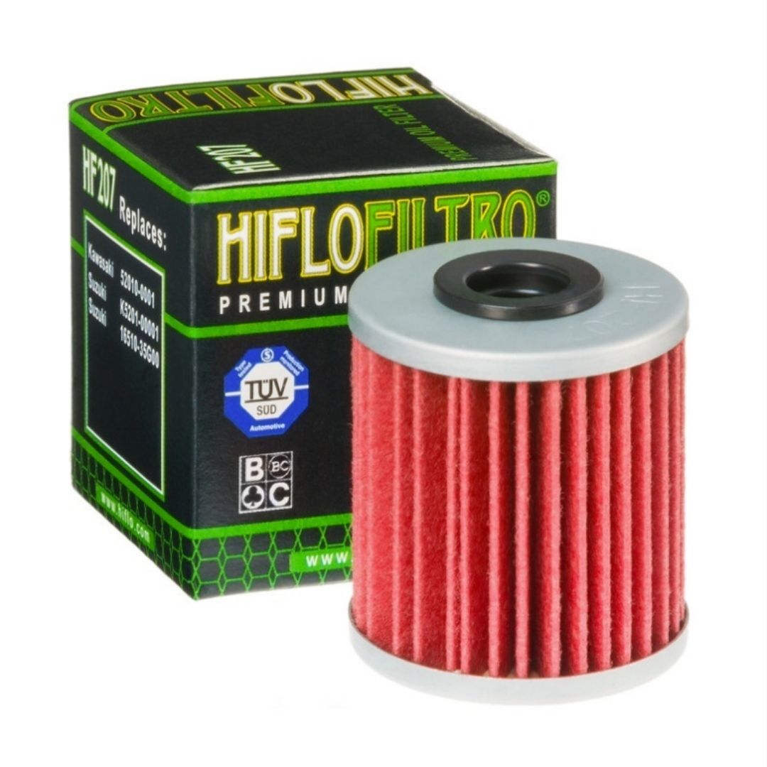 Yağ Filitresi Hiflo HF207 Kawasaki KX250/450, Suzuki RMZ/RMX 250-450, Beta 250/300