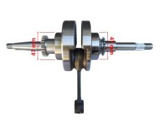 KRANK 22T DİŞLİLİ (RULMAN 47-47 mm) SCOOTER KUBA VN50CC - SPACE 50CC
