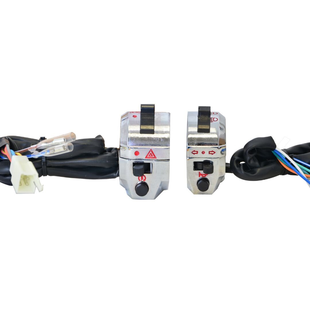 KUMANDA SAĞ-SOL KOMPLE KROM NİKELAJ CG125