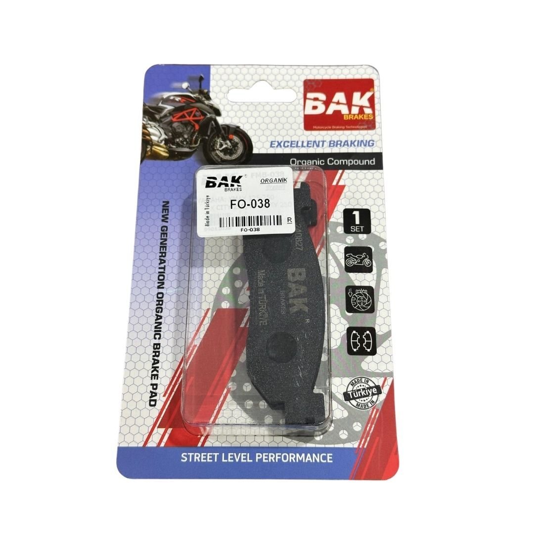 DİSK FREN BALATA ARKA ORGANİK BAK YAMAHA XMAX 250