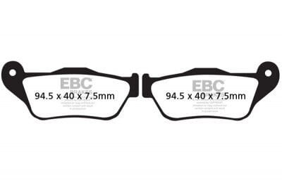 EBC SINTERED SCOOTER DİSK FREN BALATA SET BLACK E327/X-Max 250