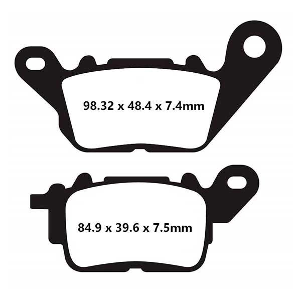EBC YAMAHA NMAX125-155,DELIGHT 125 17-21,TRİCİTY 300 ÖN FREN DİSK BALATASI