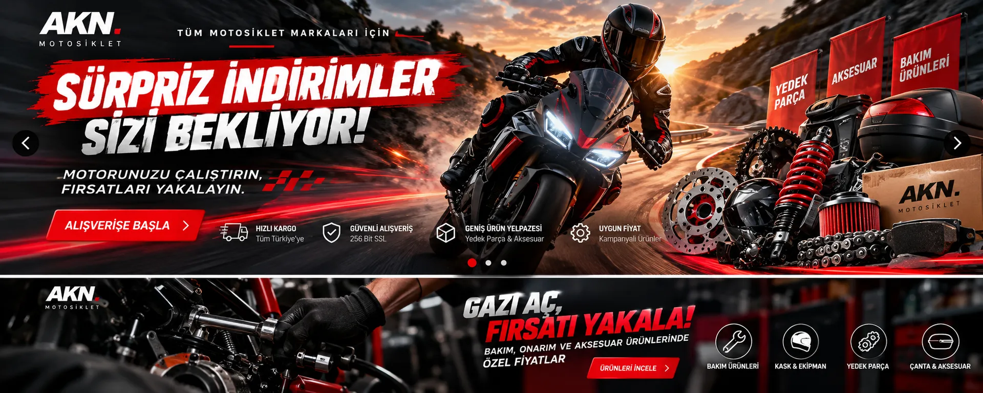 Atölyede motosiklet