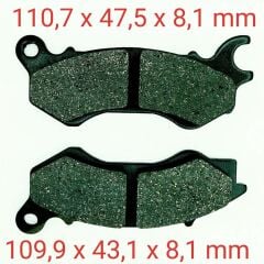 ÖN FREN DİSK BALATASI MASH 125i SFC 100 AUTOMATIC Xi SNAPPY Xi RKS NEWLİGHT