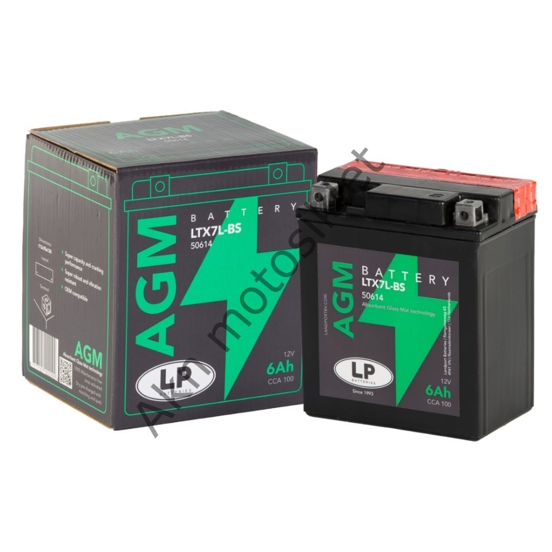 Akü Lp LTX7L-BS Sulu Akü Honda Spacy, ActivaS, Cbf, Ps150, Cbr250, Suzuki Address 110, Bajaj Pulsar Ns150, Ns160