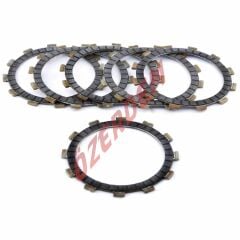 SUZUKİ GN125 RKS DEBRİYAJ BALATASI 5 Lİ 12 TIRNAK 96-114-127 mm