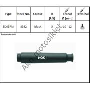 Buji Başlığı Ngk (SD05FM) 5 OHM/ 10-12 MM 8392 Kalem Tip, Kauçuk izoleli Silikon Siyah