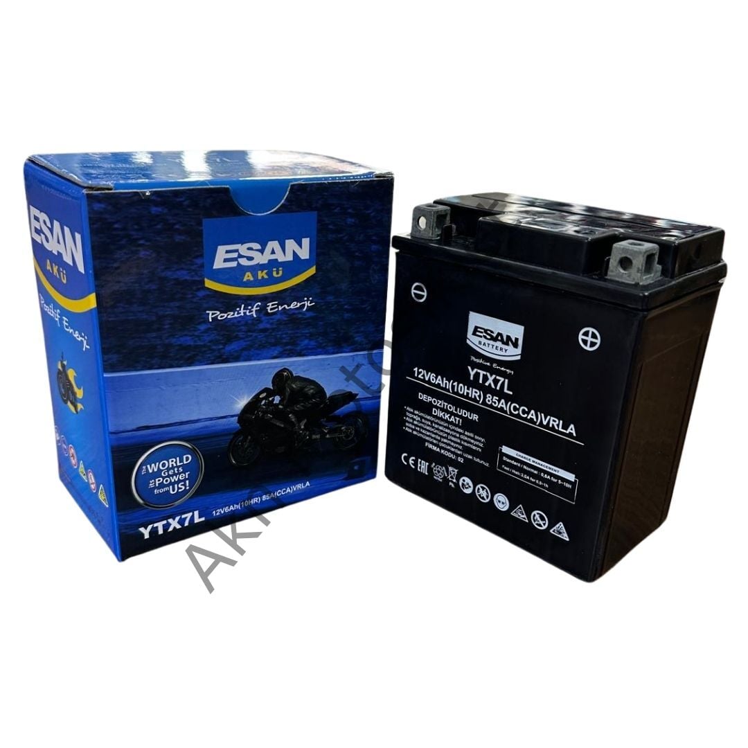 Esan Moto Akü 7TX7L 113x70x130