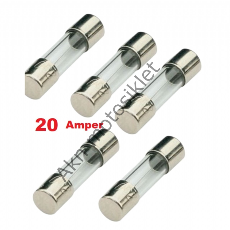 CAM SİGORTA 20 amper (100 adet)