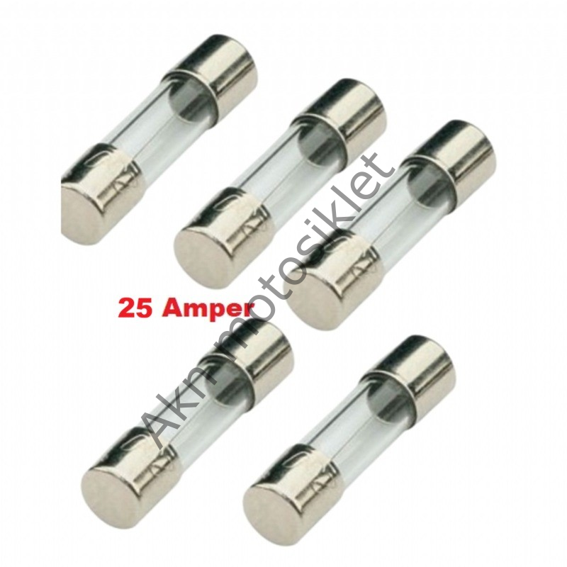 CAM SİGORTA 25 amp (100 adet)