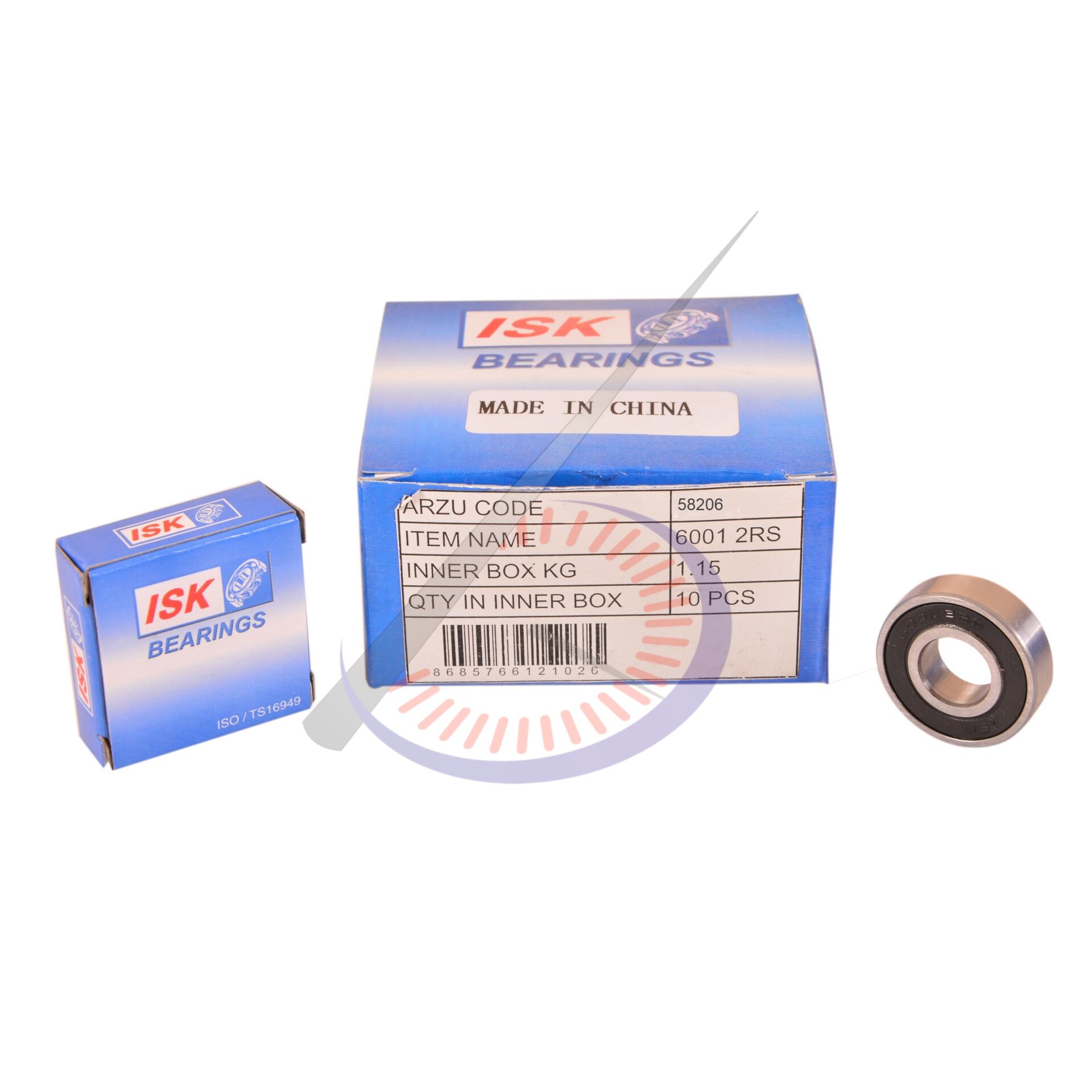 RULMAN [PLASTİK KAPAKLI] 6001