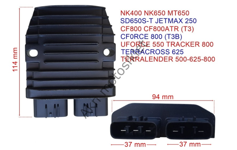 KONJEKTÖR-REGÜLATÖR-NK400-650-650 MT-CF800-UFOCE 550-JETMAX 250-TERRALENDER 500-625-800-TRK800-625