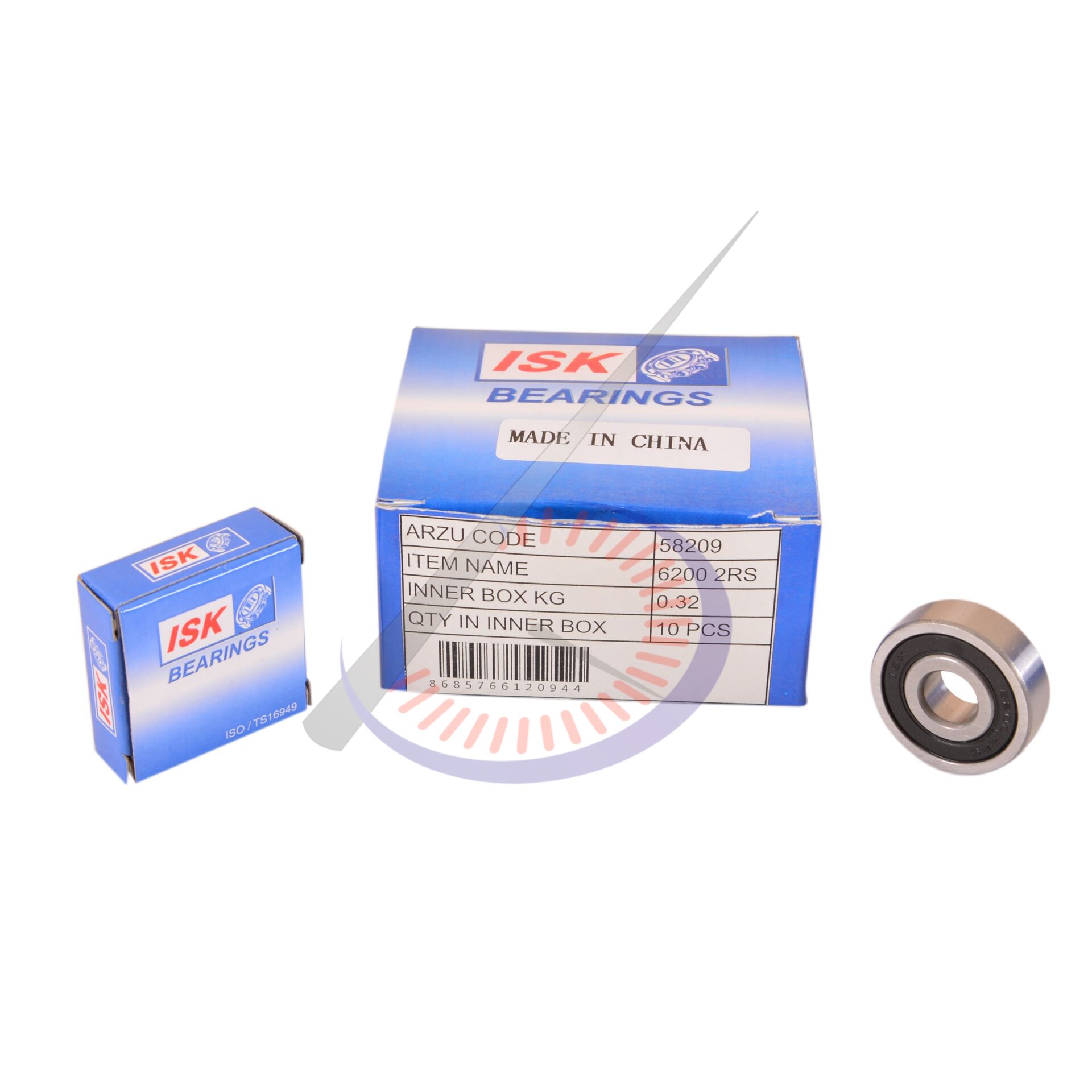 RULMAN [PLASTİK KAPAKLI] 6200