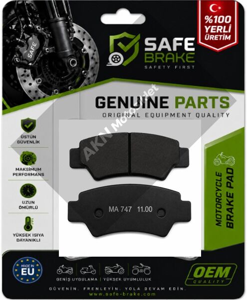 YARI SİNTER CF MOTO ARKA  DİSK BALATA  400 450 2016/2023
