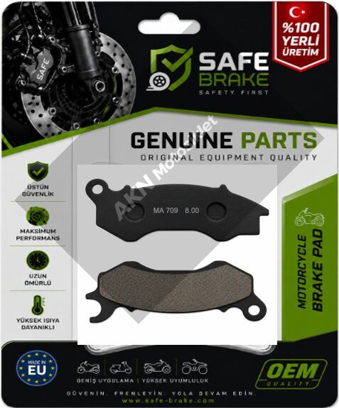 YARI SİNTER DAYTONA LİFAN E4  VOLTA RSX3 ÖN DİSK BALATA