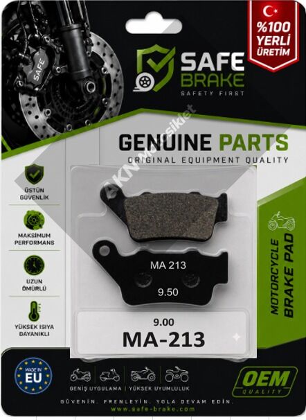 YARI SİNTER  PULSAR NS 200 RS  UG 2005-2024   ARKA DİSK BALATA