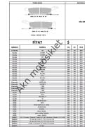 YARI SİNTERCF MOTO  NK 150  ZONTES 125 ARKA DİSK BALATA