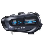 Intercom D3X Su Geçirmez Bütün Kasklar Uyumlu Grup Sürüşleri İçin Uygun