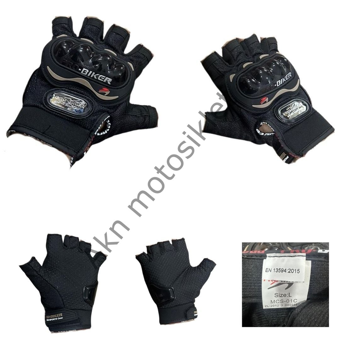 Motosiklet Eldiven Yarım Yazlık Probiker Belgeli