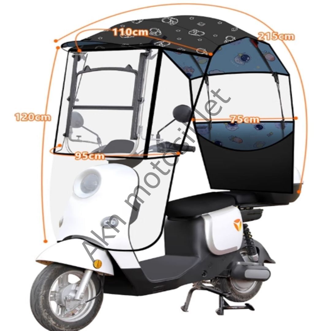 Motosiklet Üniversal Tenteli Siperlik