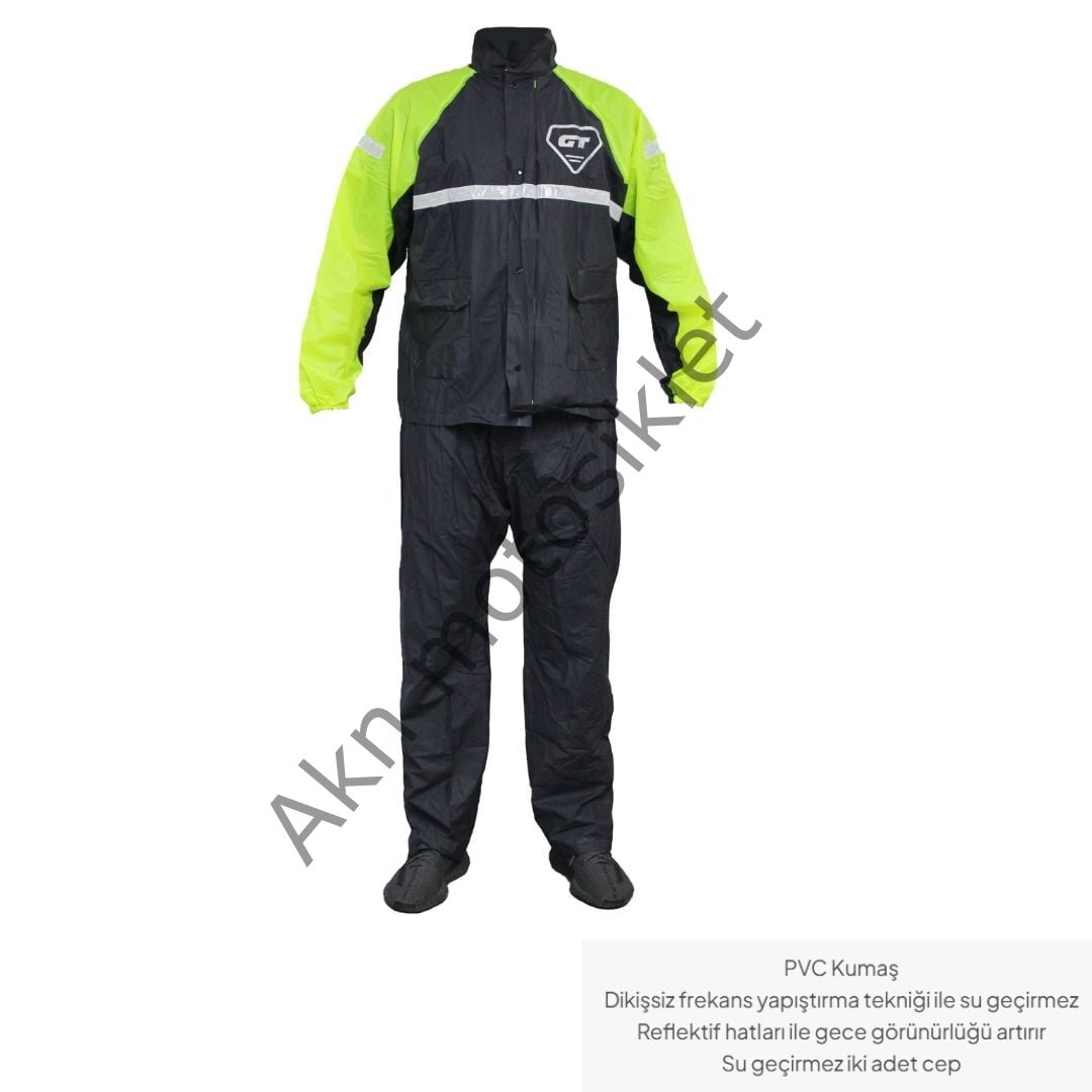 Motosiklet Yağmurluk Pvc XL Beden Forte Gt 1133000