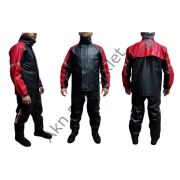 Motosiklet Yağmurluk Weedor B2 Kırmızı Siyah M-L-XL-2XL