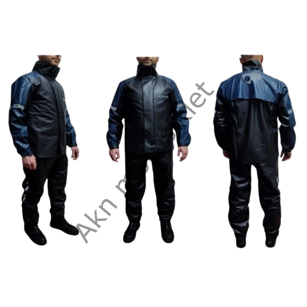 Motosiklet Yağmurluk Weedor B2 Lacivert Siyah M-L-XL-2XL