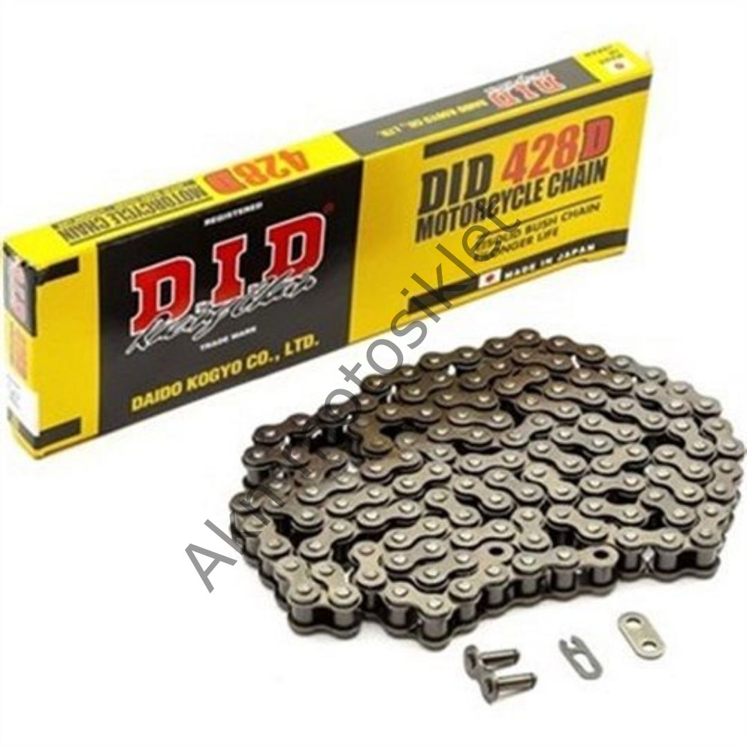 Motosiklet Zincir 428-126 Bakla DID Orjinal CZ