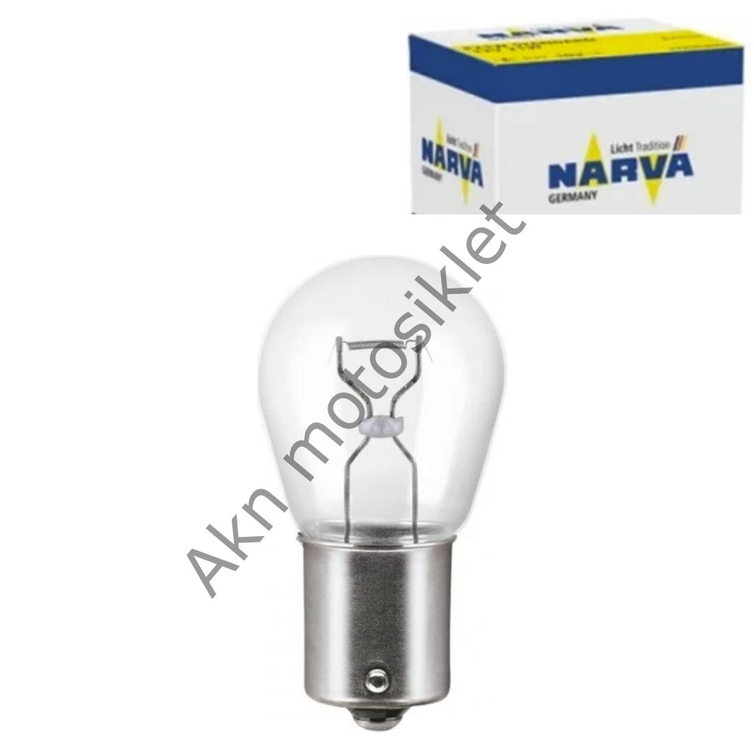 Narva Ampul 12V 21W 93 Tek Duy Düz Tırnak P21W