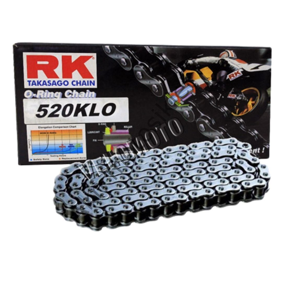 O-Ring Zincir 520 120L KLO RK Chain Japan