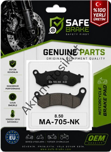 YARI SİNTER NK 250 ARKA DİSK BALATA EURO 5 2022 -2024