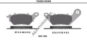YARI SİNTER  X MAX 125 250 300 2017-2018 ARKA BALATA ZRX 200 UYUMLU