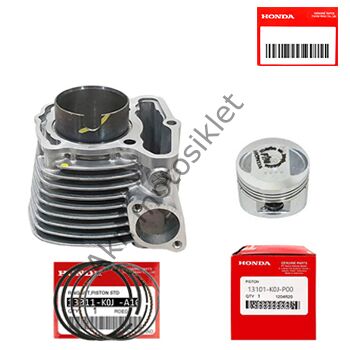 SİLİNDİR SETİ ORJİNAL HONDA ACTIVA 2023 KASA 01210-K0L-D00