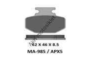 YARI SİNTER RKS WİLD CAT 125 GRAGE 202 ARORA MAX T150 VOLTA APX5 ÖN DİSK BALATA