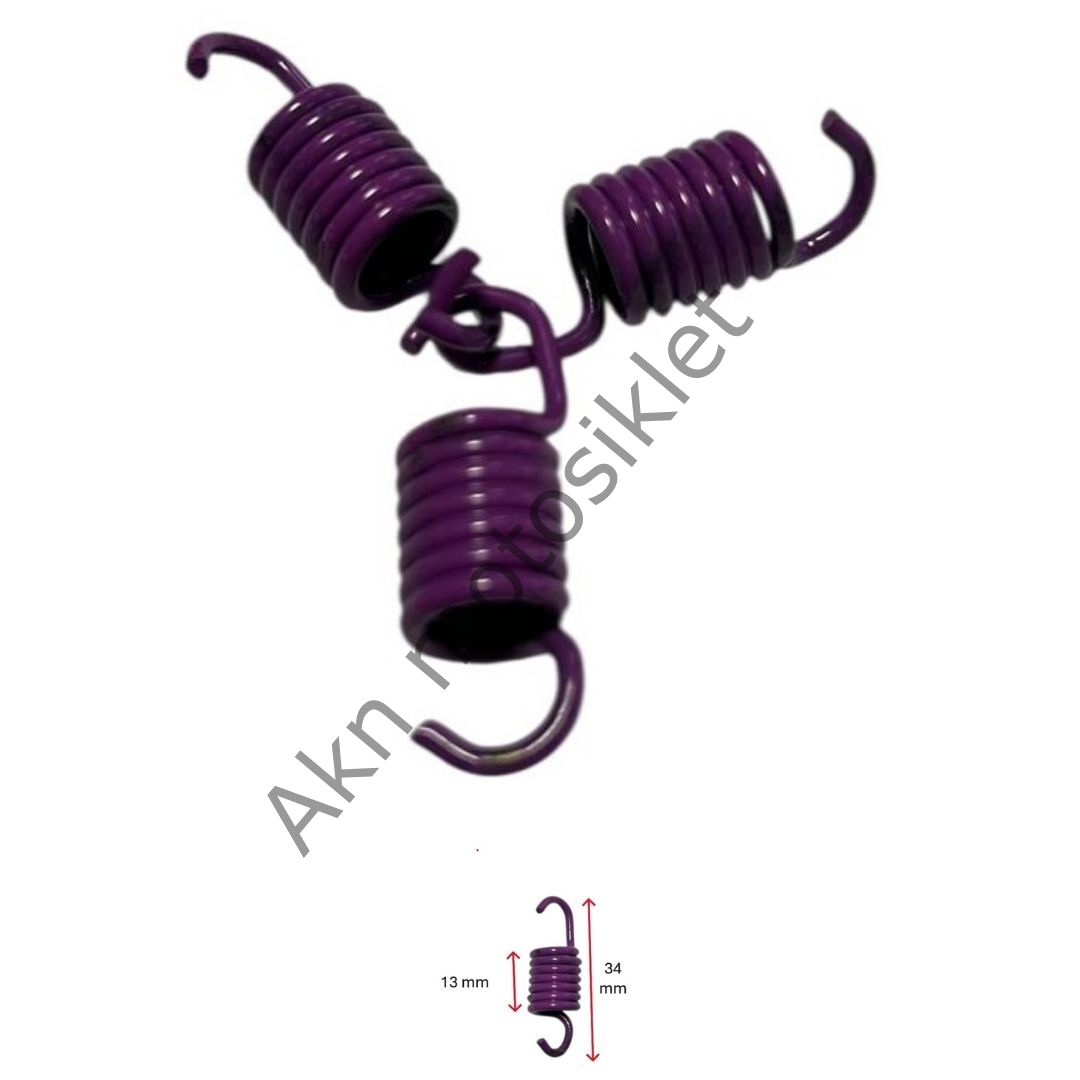 Speed Up 3'Lü Scooter 1500 Rpm Mor Performans Debriyaj Balata Yayı