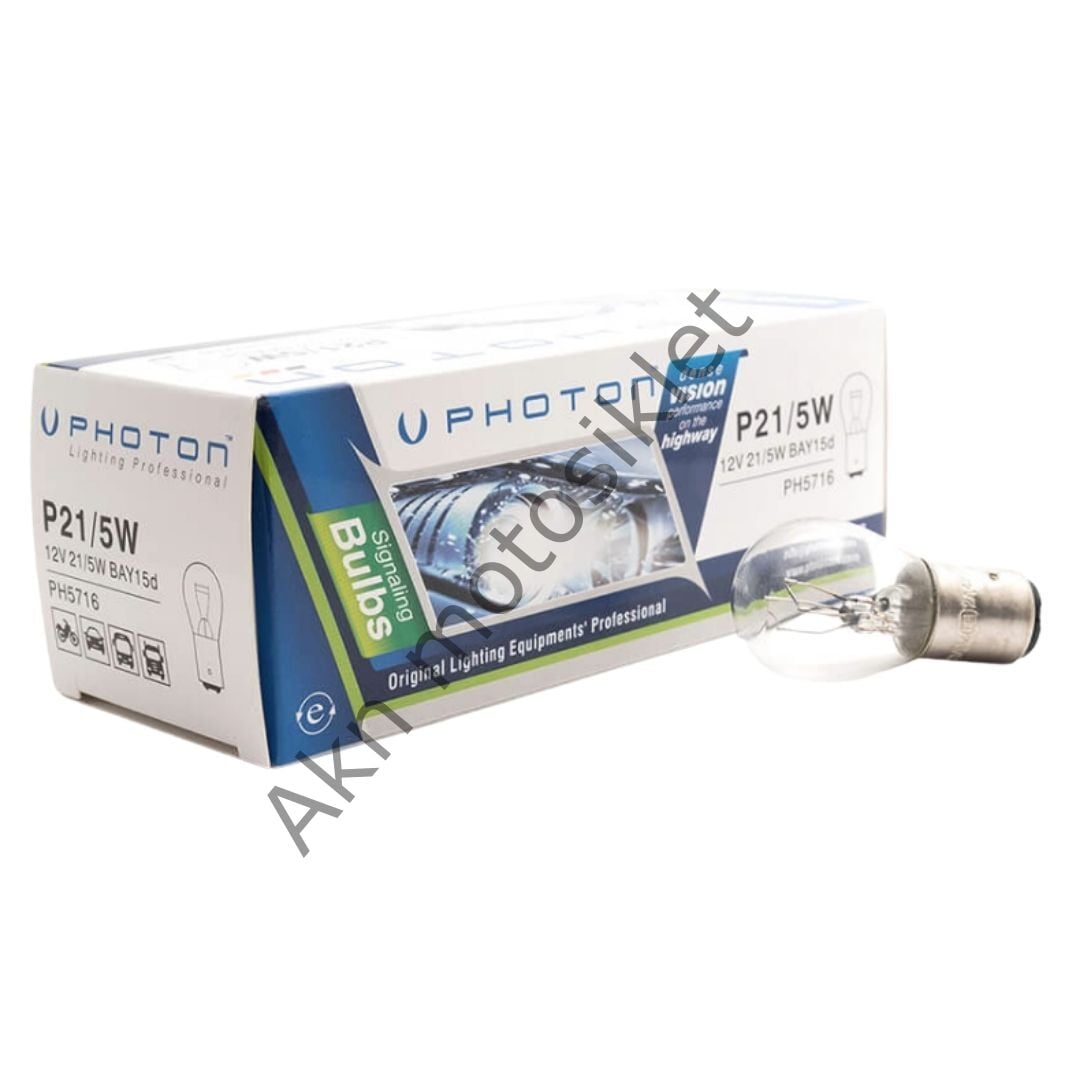 Stop Ampulu Photon P21/5W 1016 Çift Duy