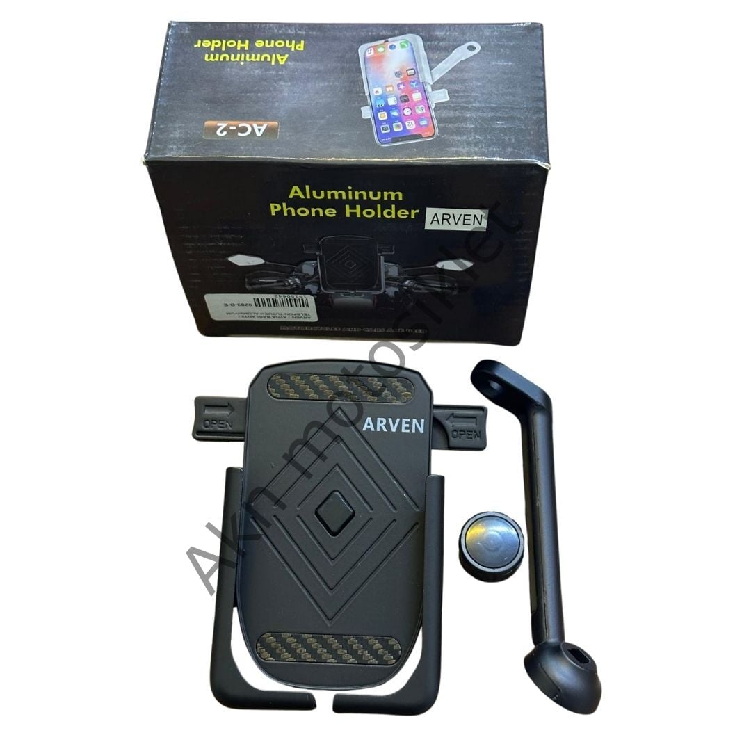 Telefon Tutucu Arven Ayna Bağlantılı Aluminyum