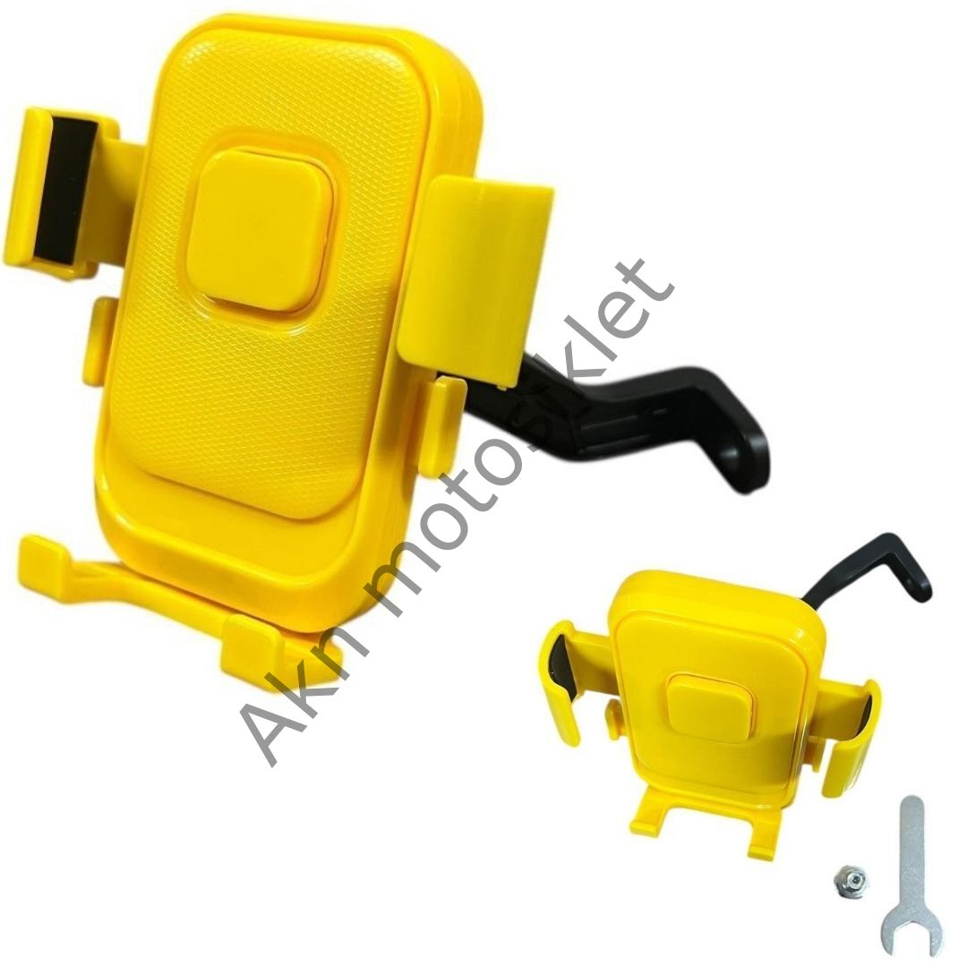 Telefon Tutucu Ayna Bağlantılı 103 Sarı