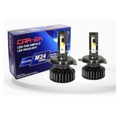 CAREK H4 LED XENON BEYAZ M24 MİNİ SLİM KISA GÖVDE ( ADET )