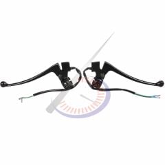 DEBRİYAJ KOLU - ÖN FREN KOLU VE KÜTÜKLERİ KOMPLE SİYAH [TAKIM] [LG] CG