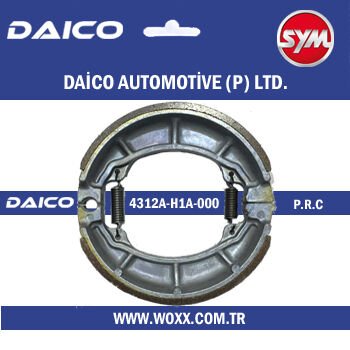 DAICO ARKA KAMPANA FREN BALATASI SYM FIDDLE II 125