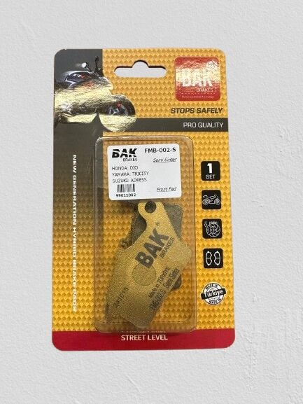 DİSK FREN BALATA ÖN YARI SİNTERLİ BAK [HONDA] DIO - ACTIVA 2023