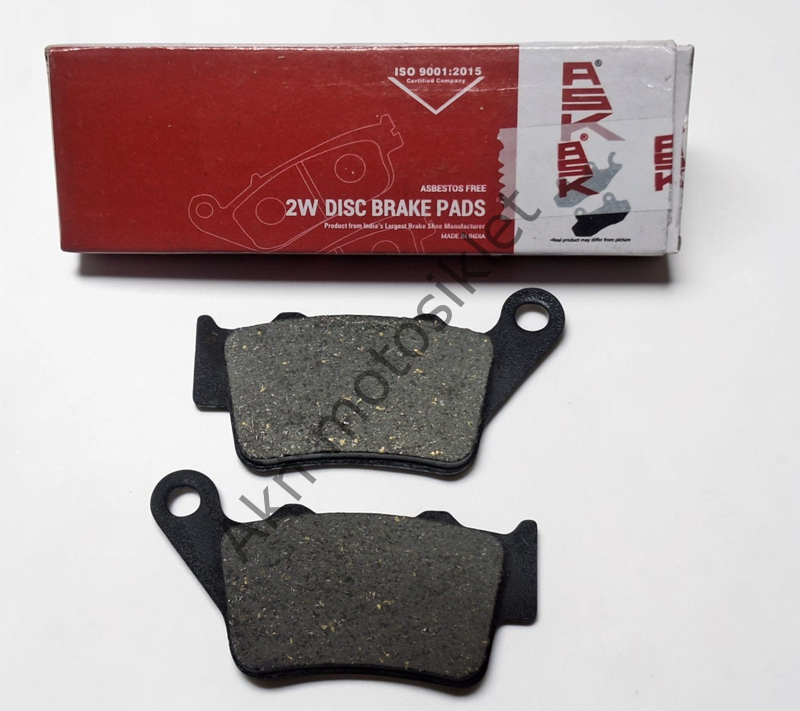 DİSK FREN BALATASI - ASK - 125 DRİFT L-VULTRE 125 İ KD 125 F--RX3İ EVO ARKA