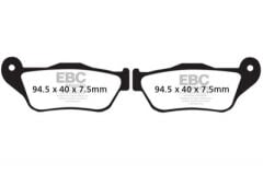 EBC SINTERED SCOOTER DİSK FREN BALATA SET BLACK E327/X-Max 250