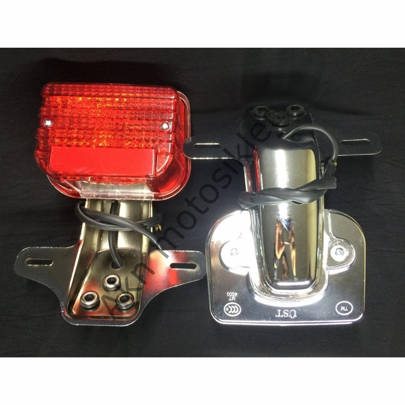 ARKA STOP CG KOMPLE NİKEL TABLA-KIRMIZI CAMLI